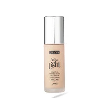 „Pupa Active-Light Oil Free Illuminating Liquid Foundation“ makiažo pagrindas, 050 Golden, 30 ml