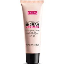 Pupa Milano Pupa Pupa Professionals BB Kreminis + Primer SPF 20 BB veido kremas-makiažo pagrindas, atspalvis: 001 Nude, 50 ml