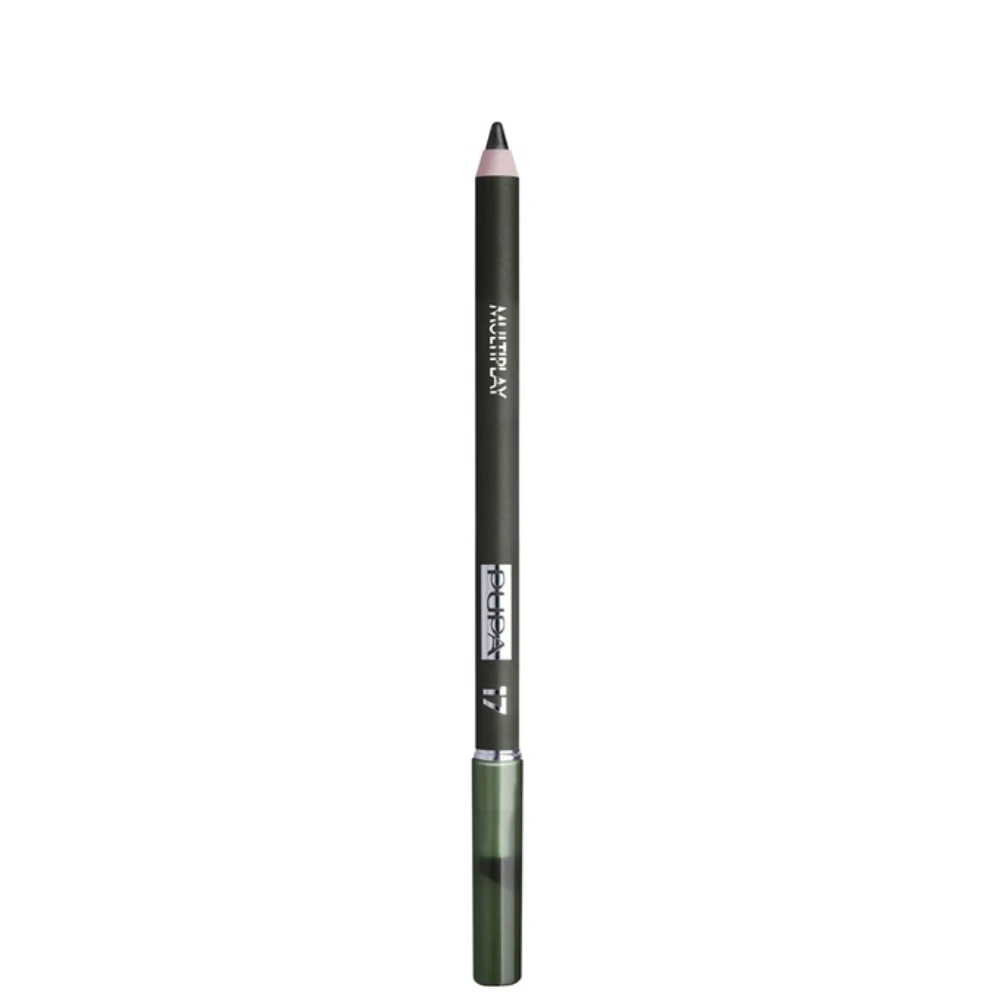 Pupa, Multiplay, Double-Ended, Eyeshadow - Kajal Akių apvadas 2-In-1, 17, Elm Žalias, 1.2 g *Tester