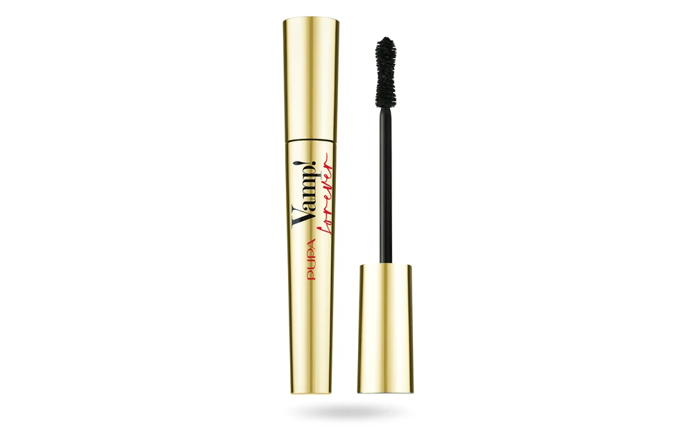 Pupa, Vamp! Blakstienų tušas Forever, Paraben-Free, Atsparus vandeniui, Blakstienų tušas, 111, Juodas, 9 ml *Tester