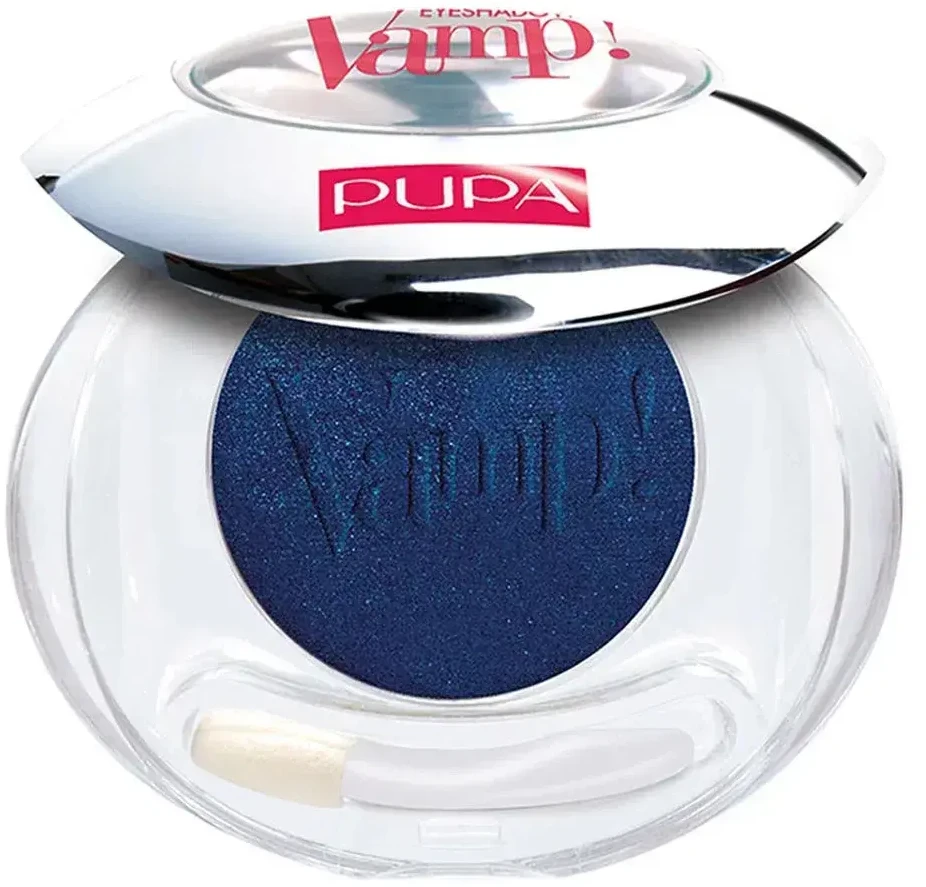 Pupa Vamp! Kompaktiški akių šešėliai 302 Carbon Mėlyna 2.5 g
