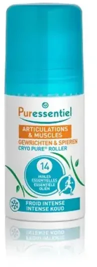 Puressentiel Cryo Pure Joints And Muscles Roll-On eterinių aliejų mišinys mažinantis traumos sukeliamą skausmą 75ml