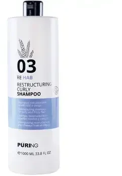 PURING 03 Rehab Restructuring Skirtas garbanotiems plaukams Šampūnas 1000ml