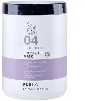PURING 04 KeepColor spalvotų plaukų kaukė 250ml