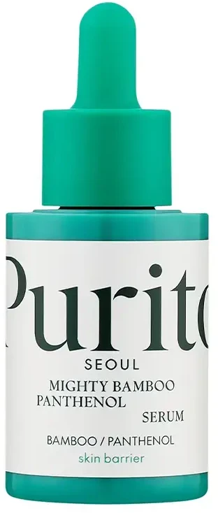 Purito „Mighty Bamboo“ pantenolio drėkinamasis veido serumas (serumas) 30 ml