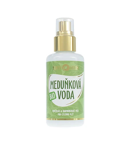 Purity Vision Lemon Balm Bio Vanduo Facial Lotion and Purškiklis unisex, 100 ml