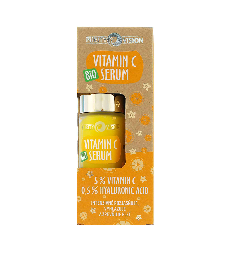 Purity Vision „Pure Vision“ vitamino C bio serumas odos serumui, unisex, 30 ml