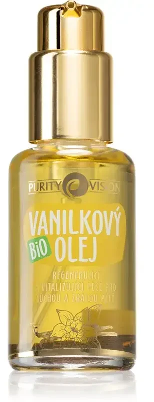 „Purity Vision Bio“ vanilės aliejus sausai ir brandžiai odai, 45 ml
