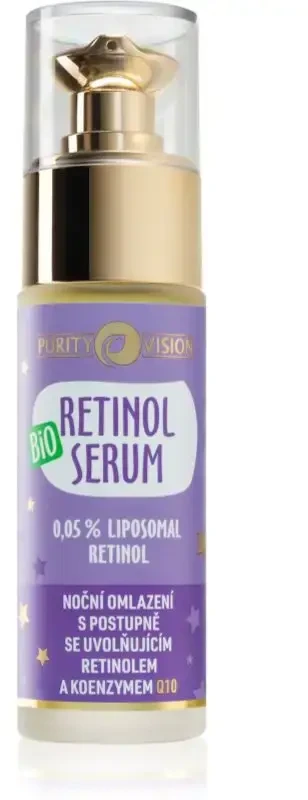 Purity Vision Naktinis odos serumas Bio (Retinolio serumas) 30 ml
