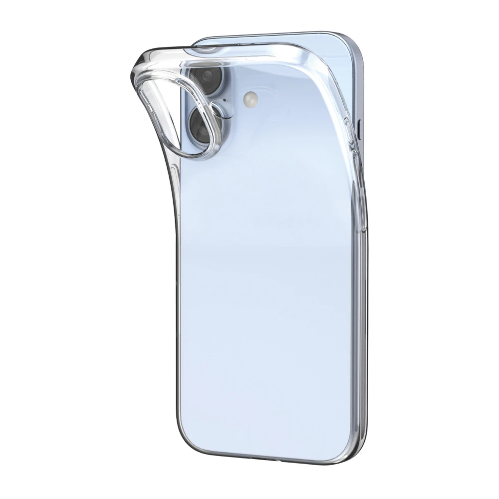 Puro 0.3 Nude itin plonas TPU dėklas, skirtas iPhone 17 – permatomas