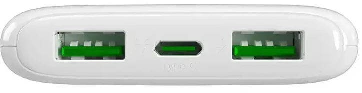 Powerbank Puro DAILY 10 PLUS 10000mAh 2x USBA / 1x USB-C 22,5W - balta