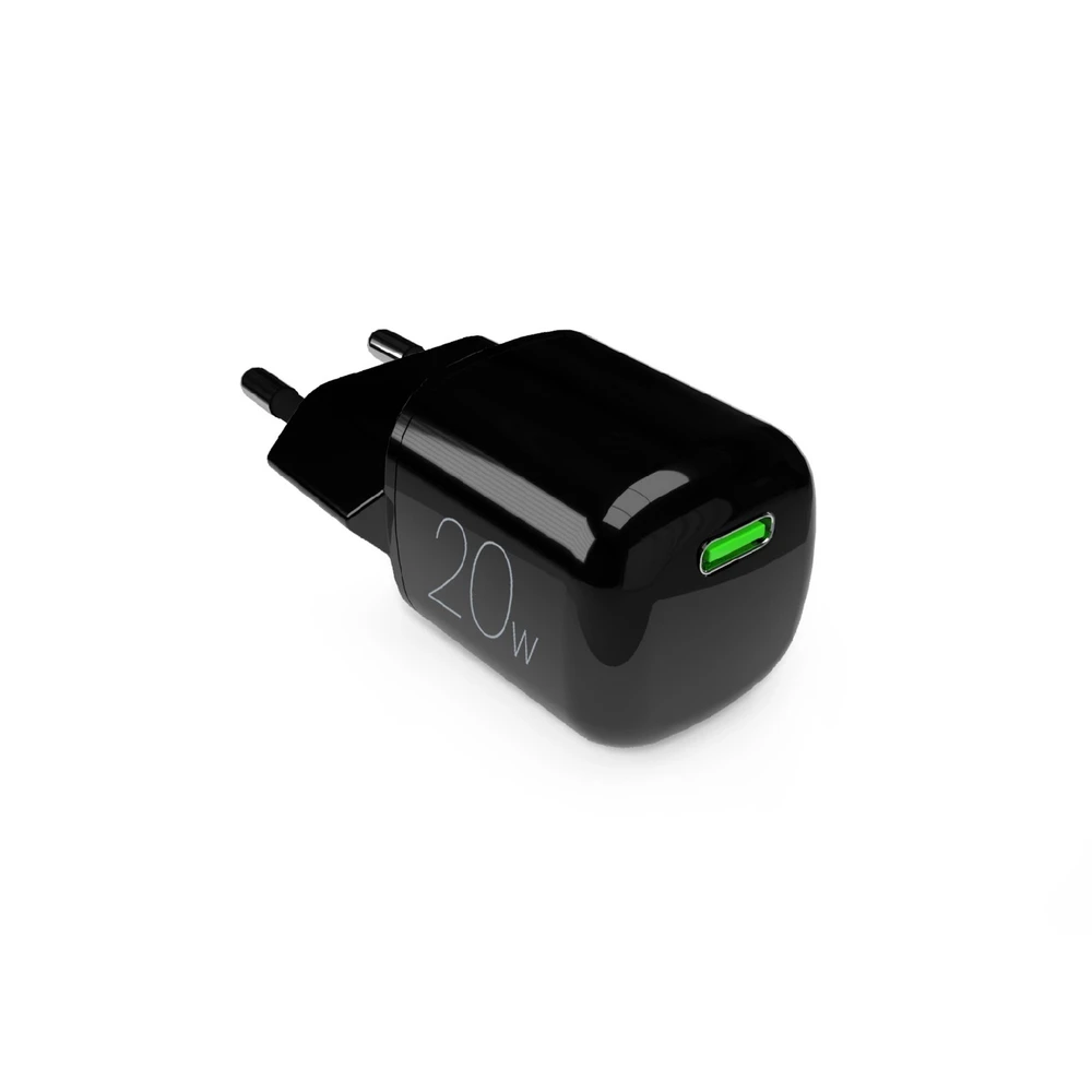 Puro Elektrik Puro 20W GaN USB-C Wall Charger - Juodas