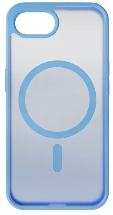 Puro in TPU „GRADIENT” su Magsafe and gradient effect Apple iPhone 16E, dėklas telefonui mėlynos spalvos