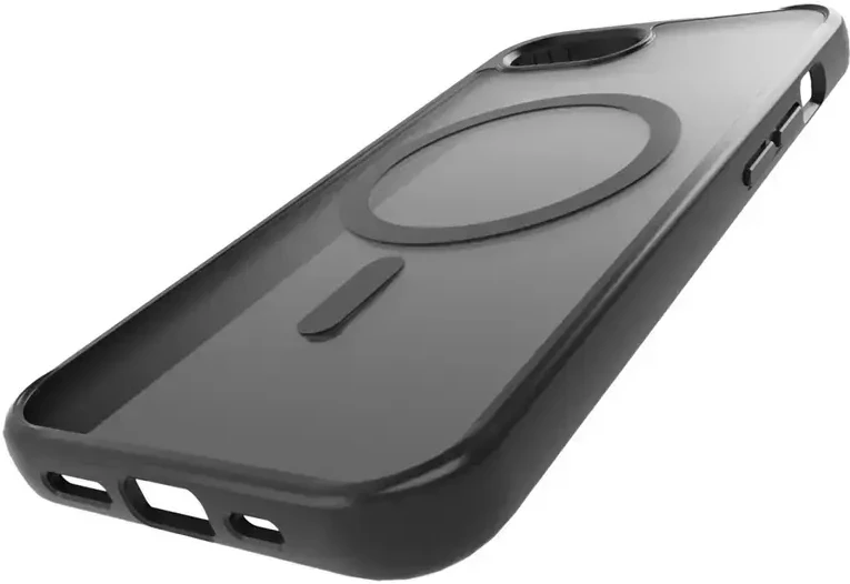 Puro in TPU "GRADIENT" su Magsafe and gradient effect Apple iPhone 16E, dėklas telefonui juodos spalvos
