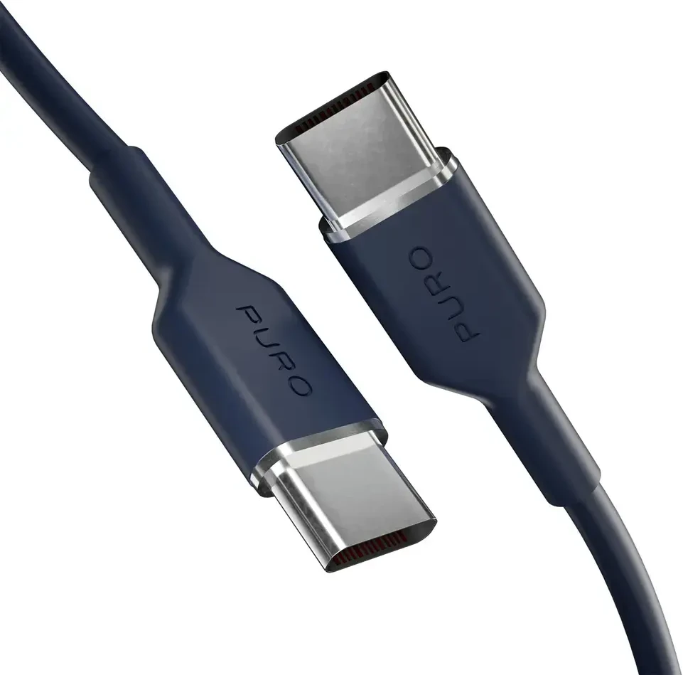 Puro ICON USB-C - USB-C laidas 1,5 m - Tamsiai mėlyna Mėlyna