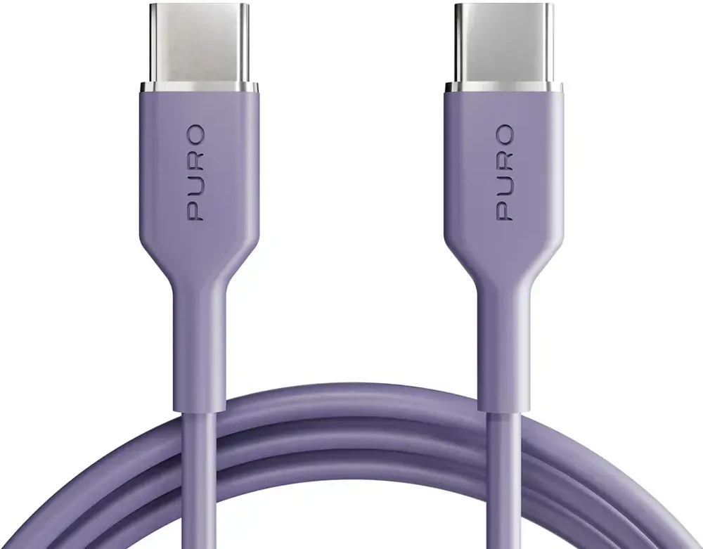 Puro ICON USB-C - USB-C Cable 1.5m - Violetinė