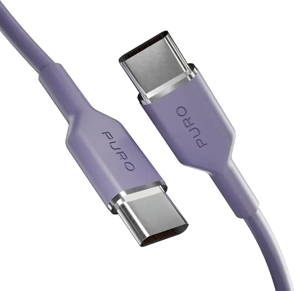 Puro ICON USB-C - USB-C Cable 1.5m - Violetinė