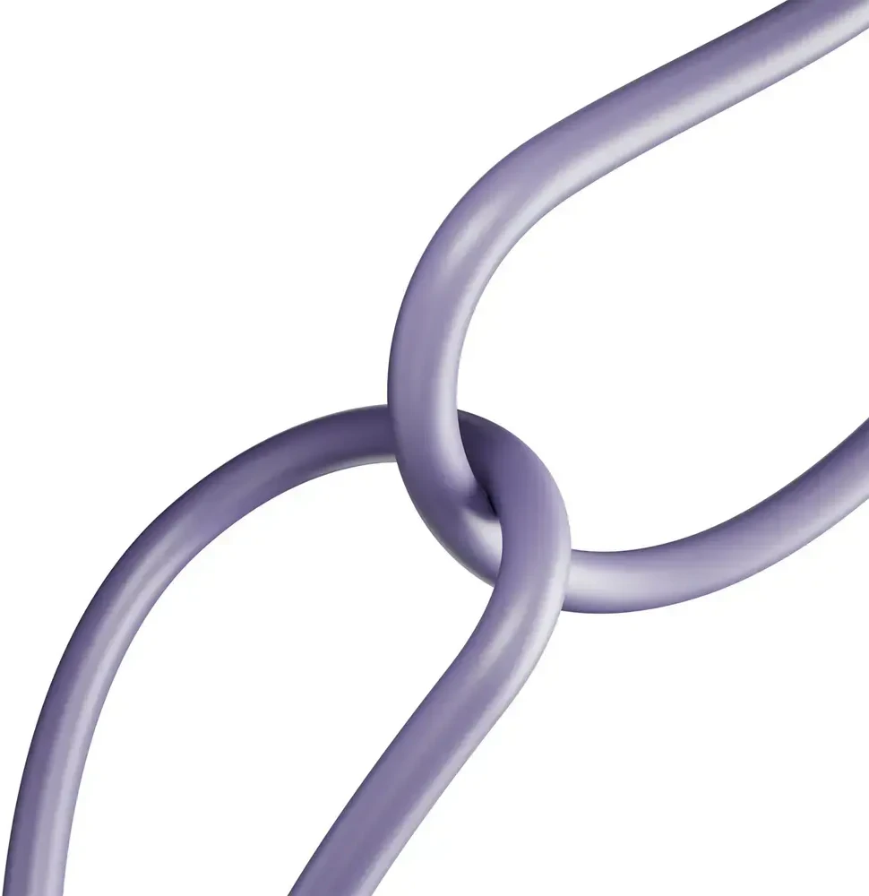 Puro ICON USB-C - USB-C Cable 1.5m - Violetinė