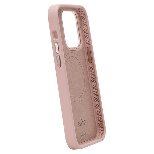Puro ICON MAG PRO Apple iPhone 15 Plus / 14 Plus 6.7" MagSafe dėklas telefonui rožinės spalvos PUIPC1567ICONMPROSE