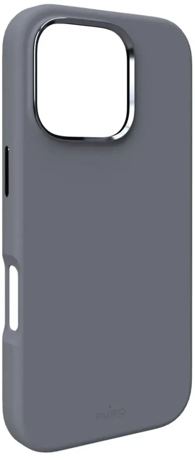 Silikoninis Puro Icon Mag Pro MagSafe Apple iPhone 16 Pro – dėklas telefonui pilkos spalvos