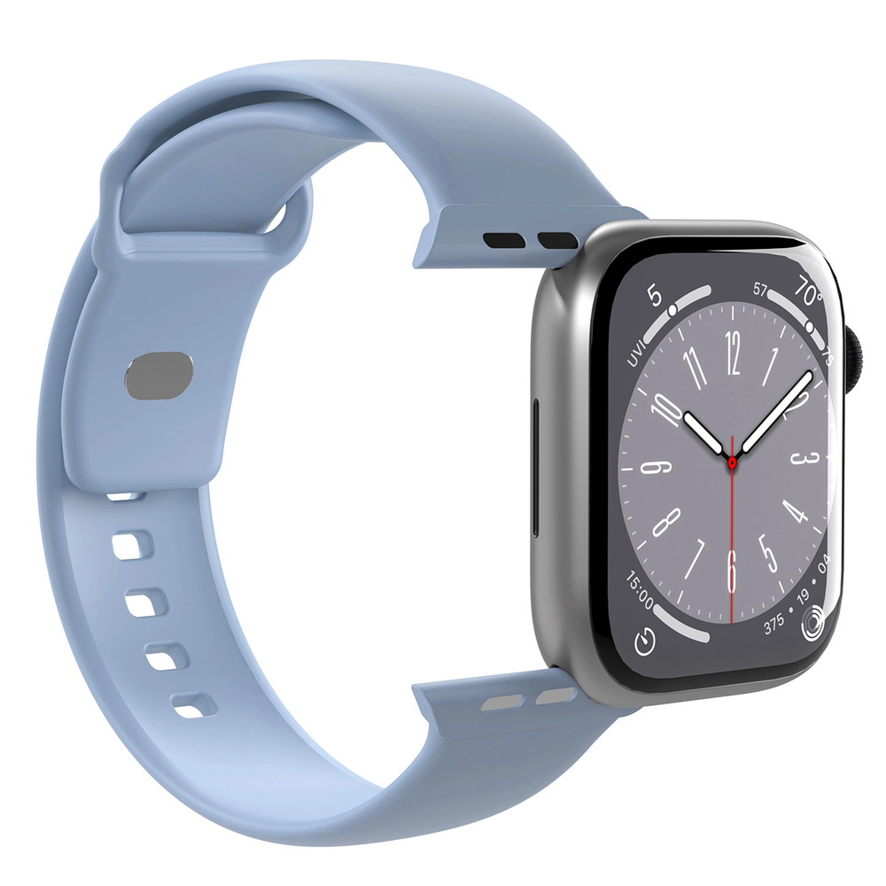 Puro „ICON” silikoninė apyrankė Watch 42–44–45-49mm, šviesiai mėlynos spalvos
