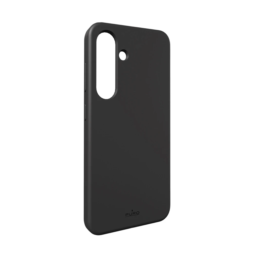 Puro Icon Silicone Samsung Galaxy S25 – dėklas telefonui juodos spalvos