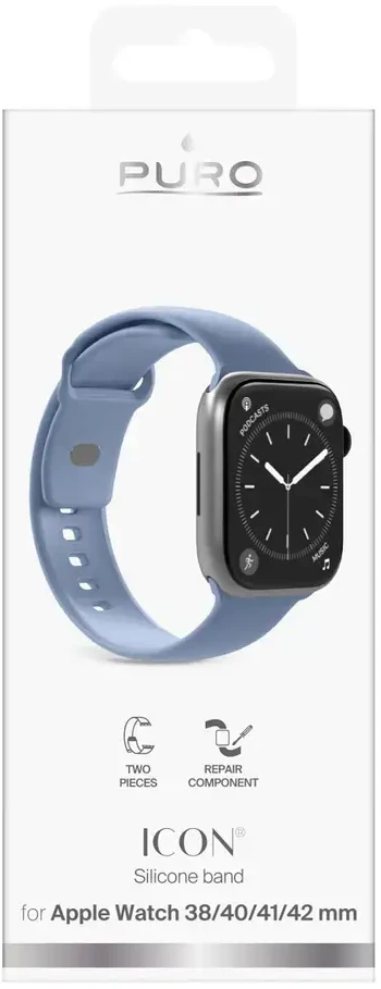 „Puro Icon“ dirželis, skirtas „Apple Watch“ 38/40/41/42 mm - Mėlyna