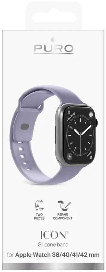 Dirželis išmaniojo laikrodžio Puro Icon violetinis 38/40/41/42 mm