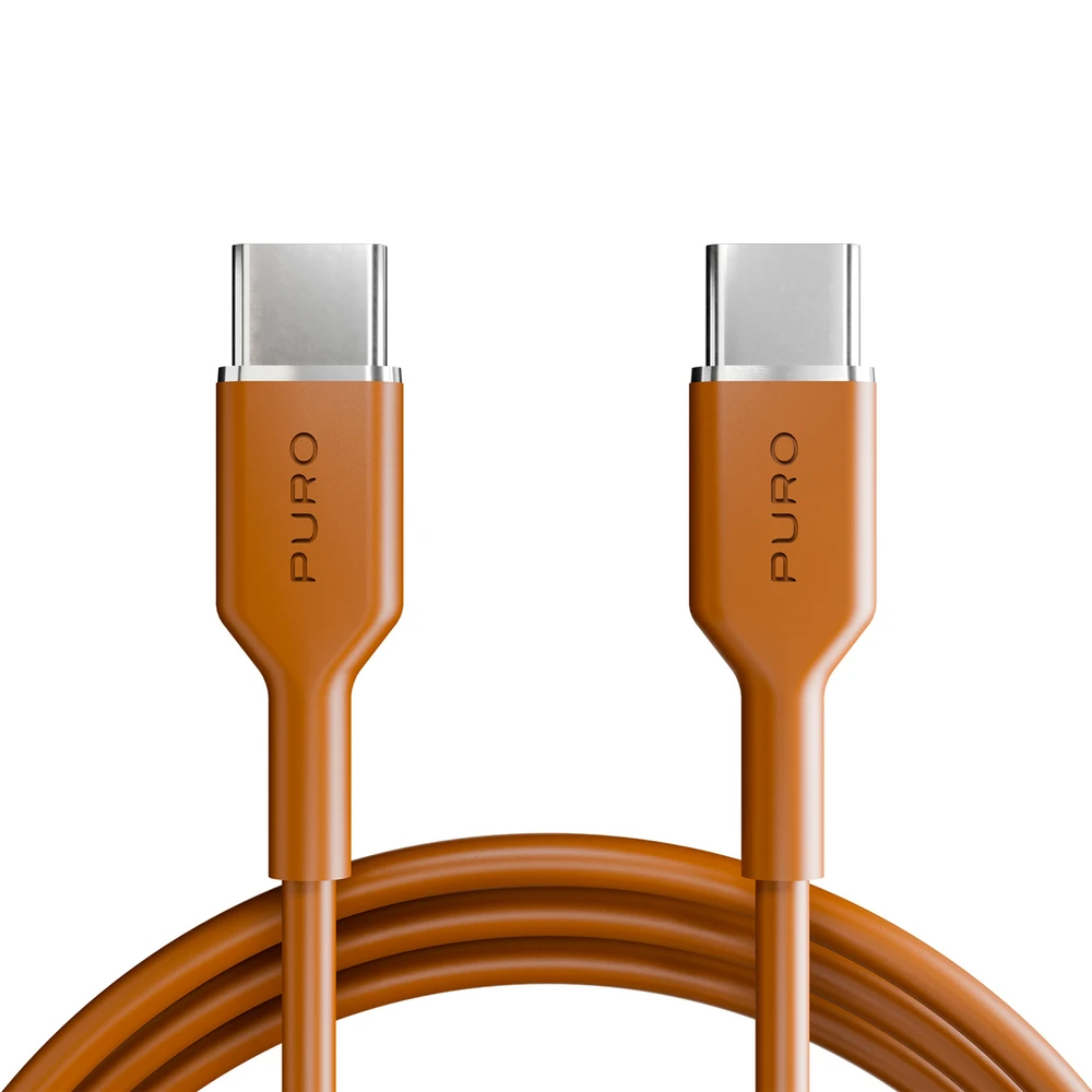 Puro ICON USB-C - USB-C Cable 1.5m - Oranžinis
