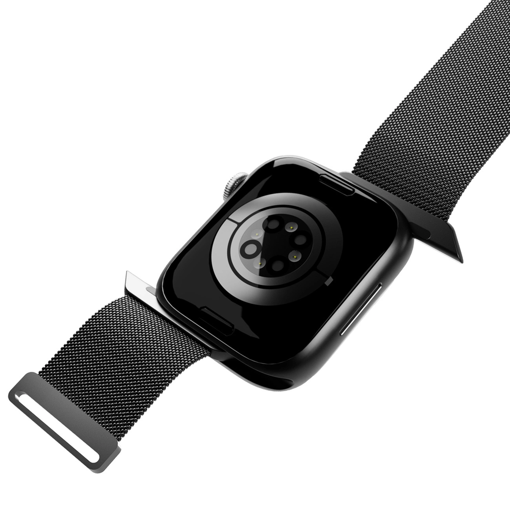 Puro 'MILANESE' apyrankė Apple Watch 38–40–41mm, juodos spalvos