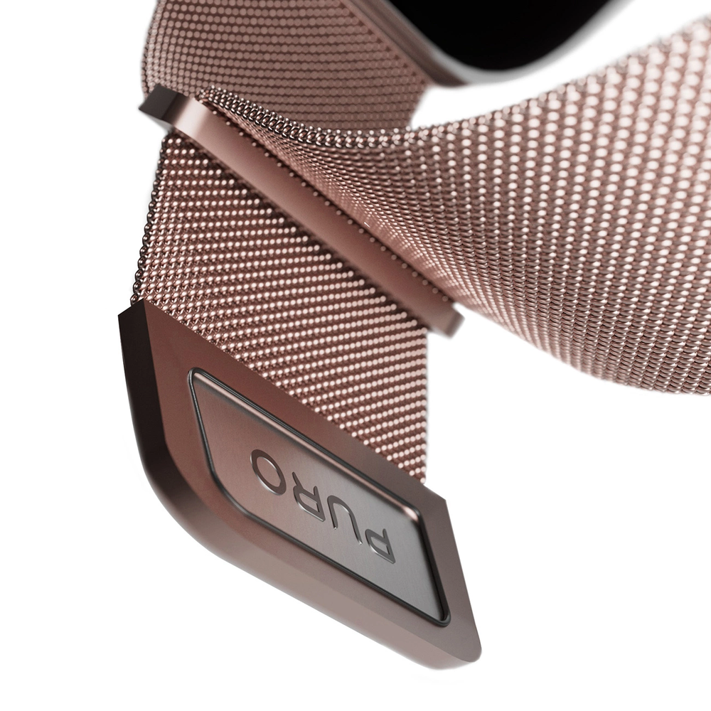 Milanese magnetinė apyrankė PURO skirta Apple watch 40mm, rožinė / PUMILAW40ROSE