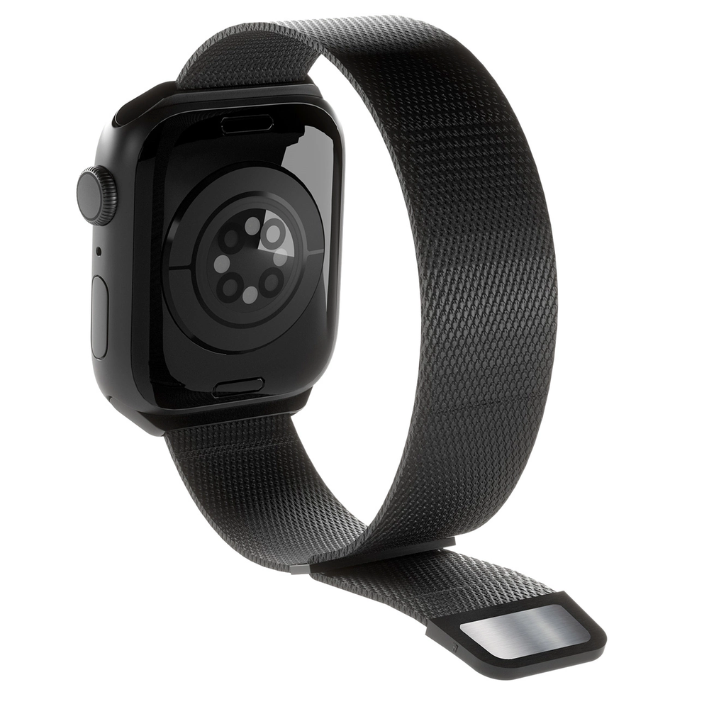 Puro 'MILANESE' apyrankė Apple Watch 38–40–41mm, juodos spalvos