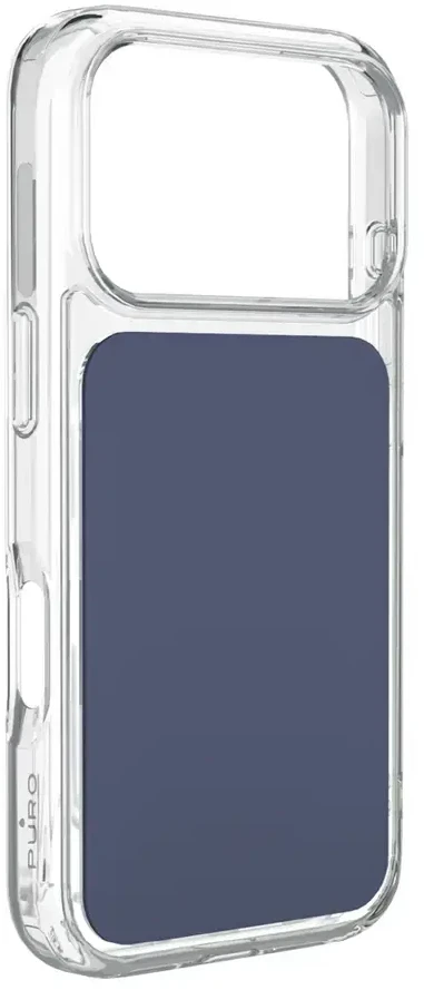 Puro „Plate Mag“ dėklas, skirtas „iPhone 17 Pro Max“, suderinamas su „MagSafe“ - Mėlyna