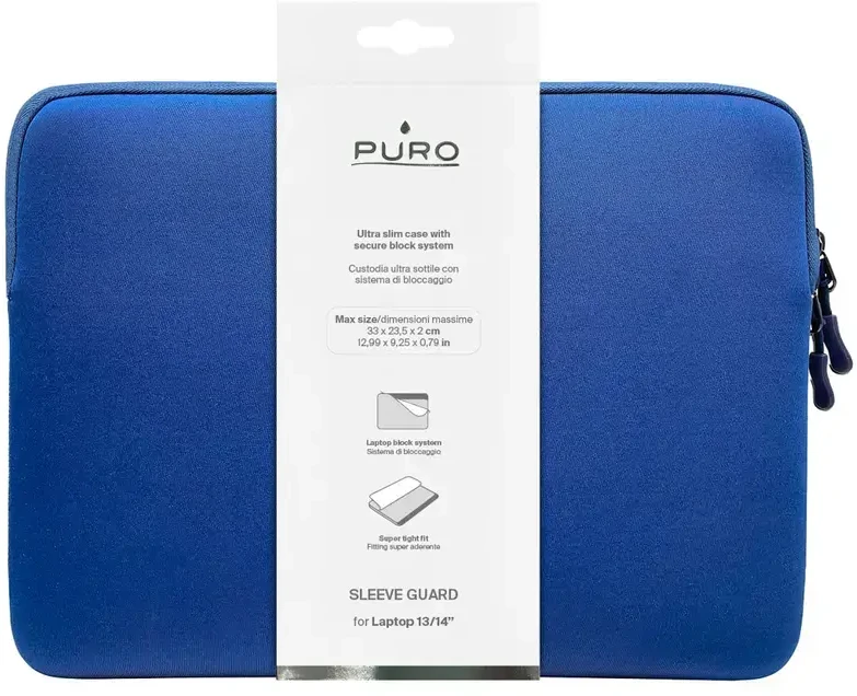 Puro Slim Guard 14" Nešiojamas kompiuteris Bag - Mėlyna