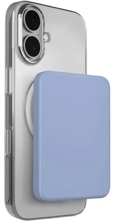 Powerbank Puro 4200mAh ultra plonas suderinamas su MagSafe USB-C – mėlynos spalvos