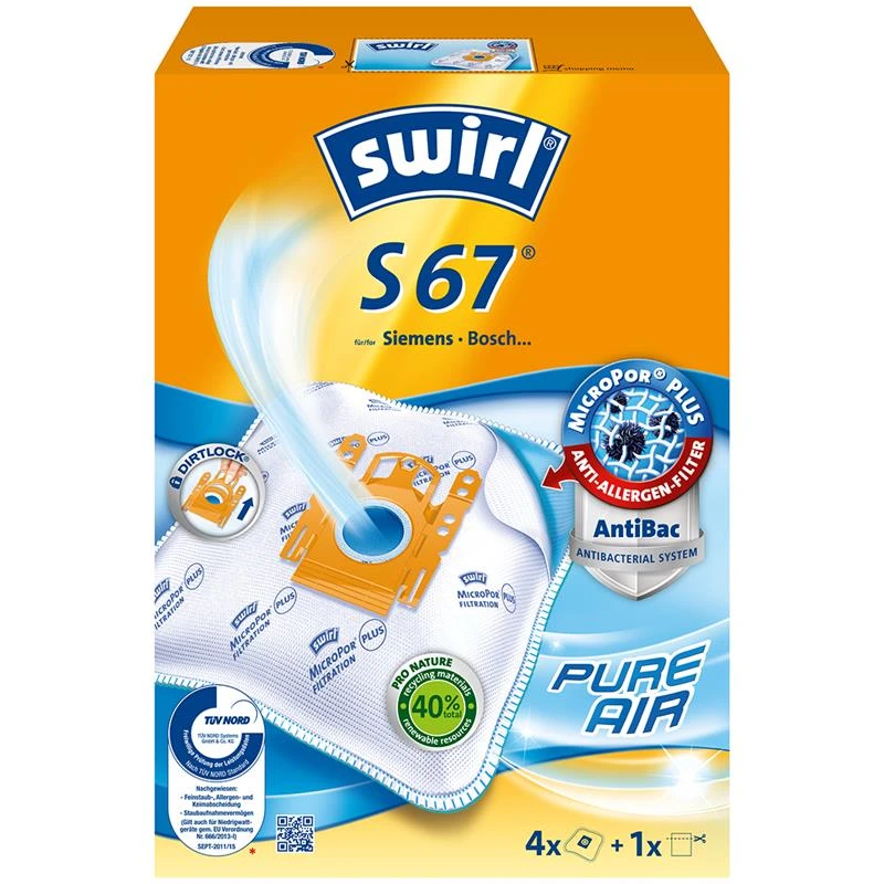 „Swirl S 67 MP Plus AirSpace“.
