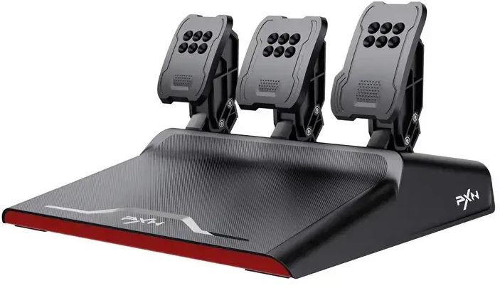 PXN-V10 Pro žaidimų rinkinys - vairas + pedalai + tvirtinimo spaustukai (PC / PS4 / XBOX One / XBOX Series X S)