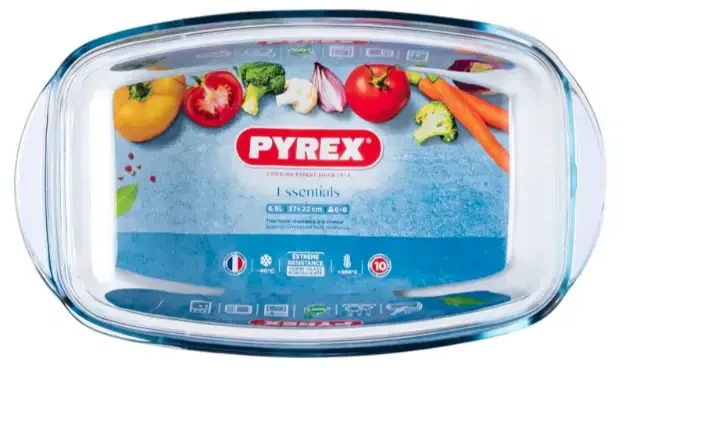 Pyrex „Essentials“ dubuo, 6,5 litro, skaidrus stiklas