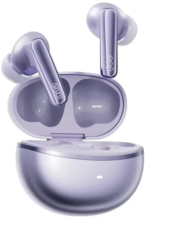 Ausinės QCY N70 HT18 LITE Belaidės Earbuds (Violetinė)