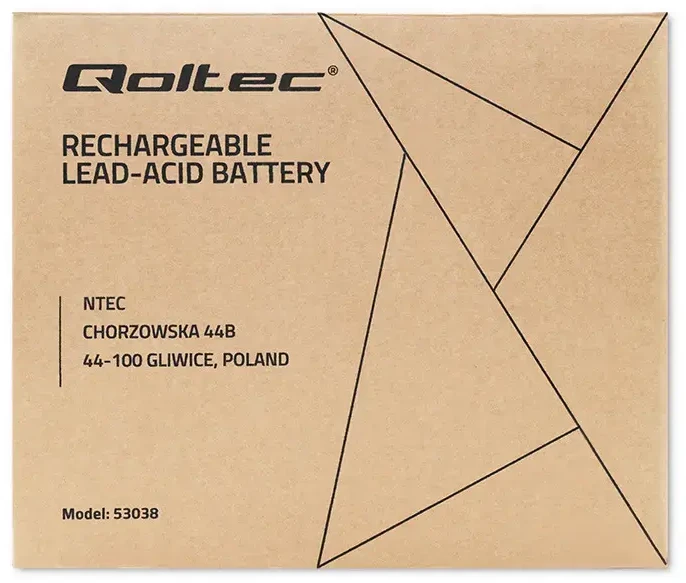 QOLTEC 53038 Qoltec Baterija AGM 12V 100Ah max.30A