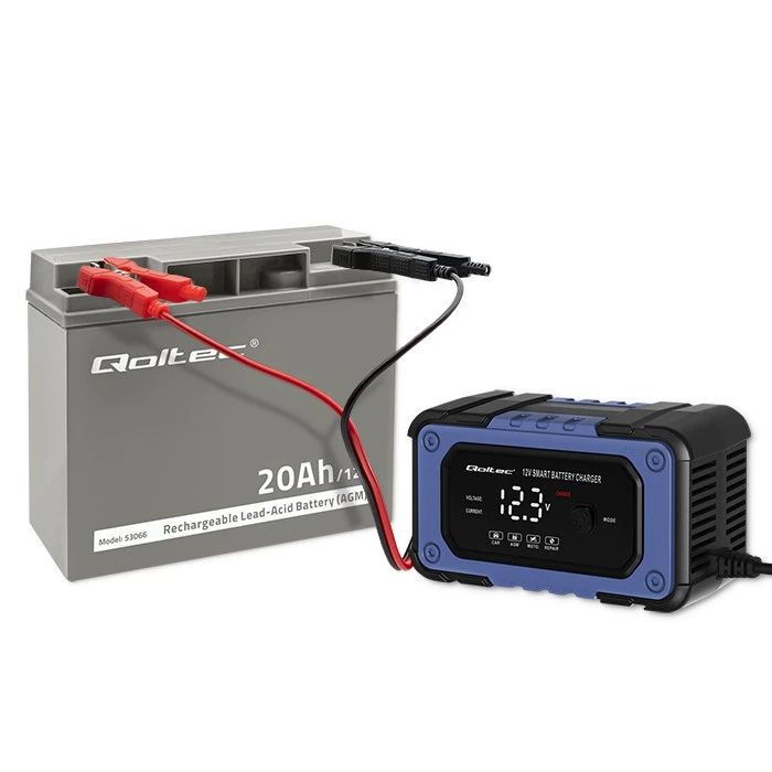 QOLTEC 53066 AGM baterija 12V 20Ah maks. 300A