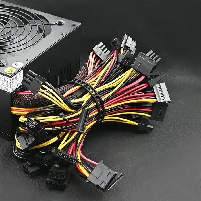 QOLTEC 50147 ATX maitinimo šaltinis 1600W 80 Plus Gold Bitcoin Miner
