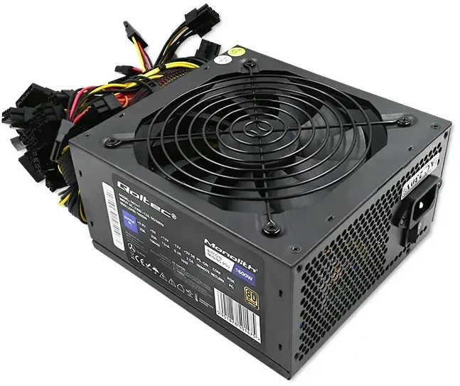 QOLTEC 50147 ATX maitinimo šaltinis 1600W 80 Plus Gold Bitcoin Miner