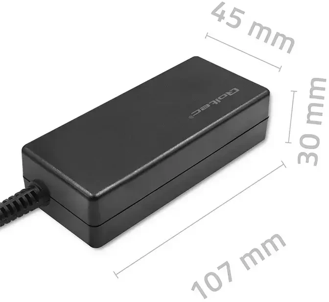 QOLTEC 50769 Stalinio kompiuterio maitinimo šaltinis 36W 12V 3A 5,5 x 2,1 + maitinimo kabelis
