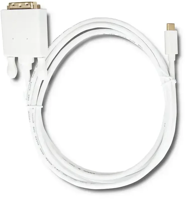 QOLTEC 50417 Qoltec DisplayPort Alternatyvus režimas USB 3.1 tipo C vyriškas DVI kištukas 4Kx2K 2m