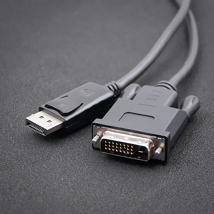 QOLTEC 50364 DisplayPort Cable DVI 24+1 male 1,8m