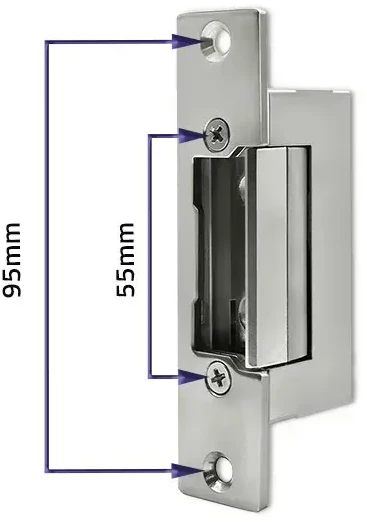 QOLTEC 52457 Elektrinis streikas su užraktu ir atmintimi 600mA 12V