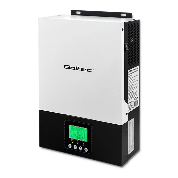 QOLTEC 53875 hibridinis saulės energijos keitiklis išjungtas iš tinklo 1,5 kW 80A MPPT sinusas