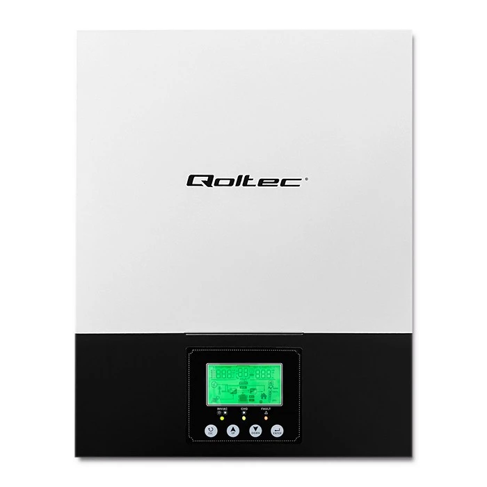 QOLTEC 53875 hibridinis saulės energijos keitiklis išjungtas iš tinklo 1,5 kW 80A MPPT sinusas