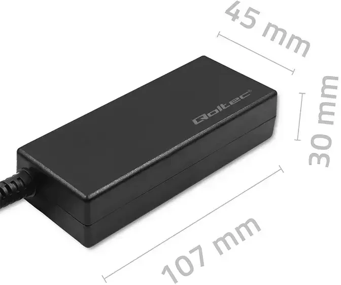 QOLTEC 51758 Maitinimo adapteris, skirtas HP 65W 3 kištukams
